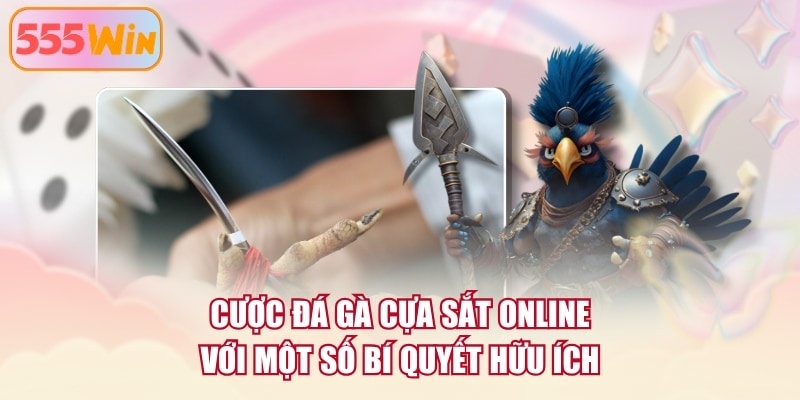 Cược đá gà cựa sắt online với một số bí quyết hữu ích